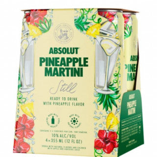 ABSOLUT PINEAPPLE MARTINI (12OZ)