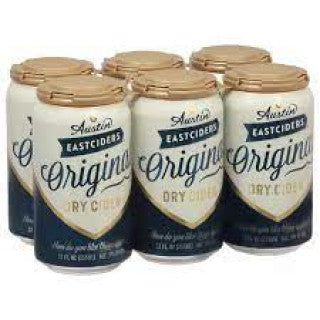 AUSTIN EAST CIDERS ORIG 6PK (12OZ)