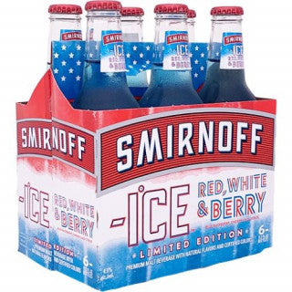 SMIRNOFF RED WHITE AND BERRY 6PK (12OZ)