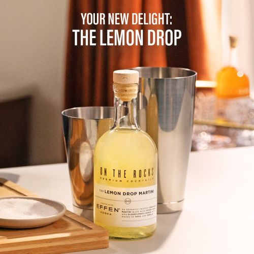 ON THE ROCKS LEMON DROP MARTINI (375ML)