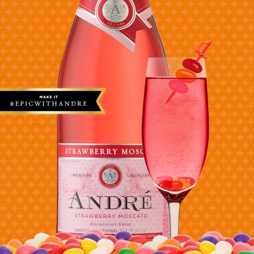 ANDRE STRAWBERRY MOSCATO (750ML)