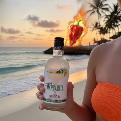 HEUBLEIN SPICY MARGARITA (375ML)