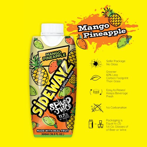 SIDEWAYZ MANGO PINEAPPLE (500ML)