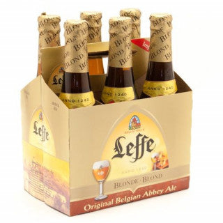 LEFFE BLONDE 6PK BTLS (11.2OZ)