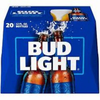 BUD 20 PK BTLS (12OZ)