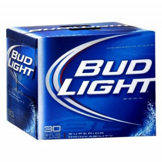 BUD LT 30PK (12OZ)