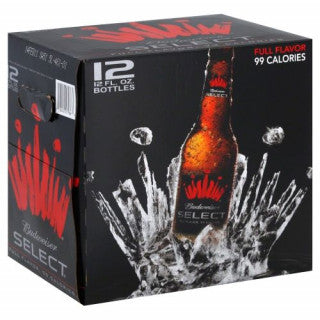 BUD SELECT 12 PACK BOTTLE (12OZ)