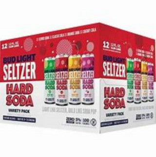 BUD LT SELTZER SODA VAR 12PK (12OZ)