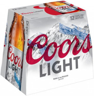 COORS LIGHT 12PK BTL (12OZ)