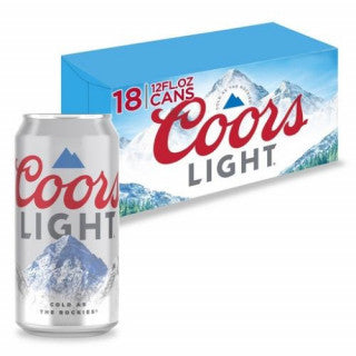 COORS LIGHT 18PK (12OZ)