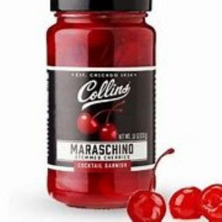 COLLINS MARASHCINO COCKTAIL CHERRIES (12OZ)