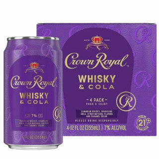 CROWN ROYAL WHISKY AND COLA 4PK (12OZ)