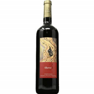 THREE WINE RED LABEL ZIN (750ML)