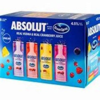 ABSOLUT OCEAN SPRAY VAR (355ML)