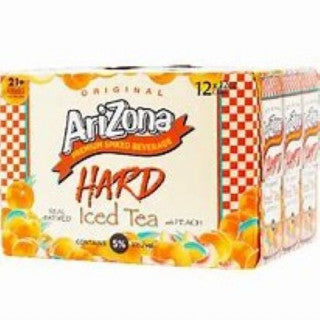 ARIZONA PEACH HARD TEA 12PK (12OZ)