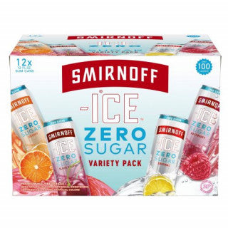 SMIRNOFF ICE ZERO SUGAR VAR (12OZ)