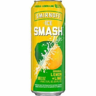 SMIRNOFF SMASH LEMON LIME (23.5OZ)