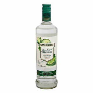 SMIRNOFF ZERO SUGAR CUCUM LME (750ML)