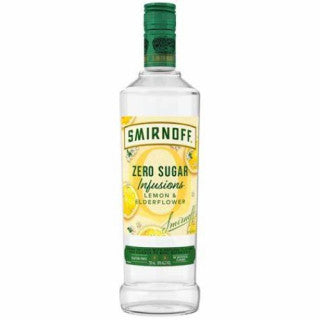 SMIRNOFF ZERO SUGAR LEM ELDERFLOWER (750ML)