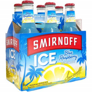 SMIRNOFF ICE BLUE RASPBERRY LEM (12OZ)