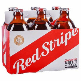 RED STRIPE LAGER BEER 6PK (12OZ)