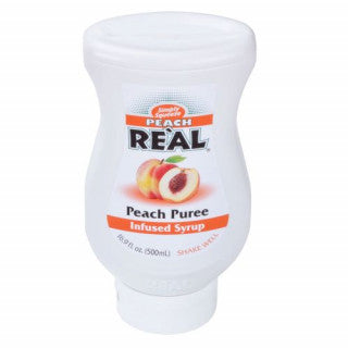 REAL SYRUP PEACH (16.9OZ)