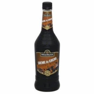 HIRAM WALKER CREME DE CACAO DARK (750ML)