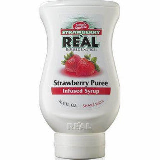 REAL SYRUP STRAWBERRY (16.9OZ)