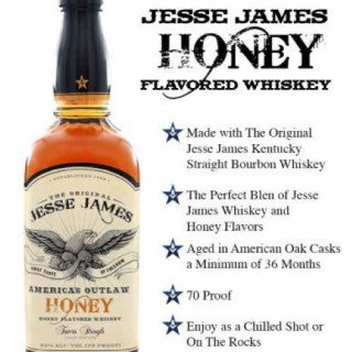 JESSE JAMES HONEY WHISKEY (750ML)