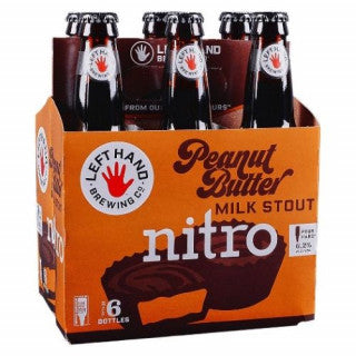 LEFT HAND NITRO PB MILK STOUT 6PK (12OZ)