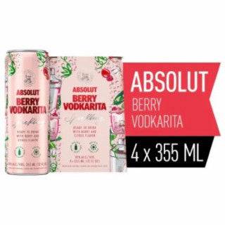 ABSOLUT BERRY VODKARITA (12OZ)
