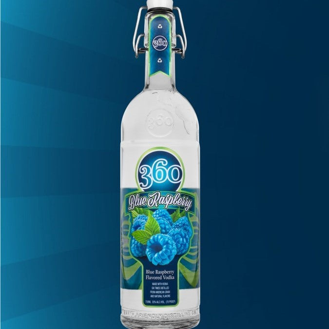 360 BLUE RASPBERRY (750ML)