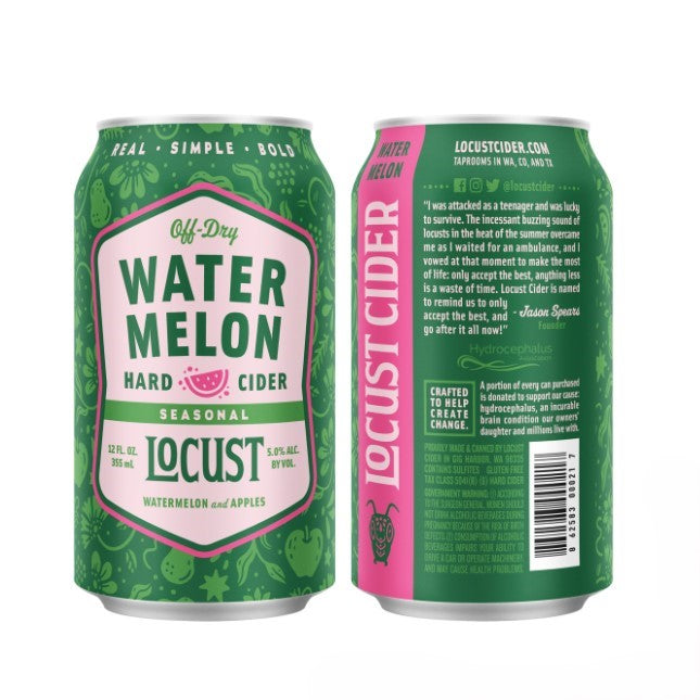 LOCUST CIDER WATERMELON (12OZ)