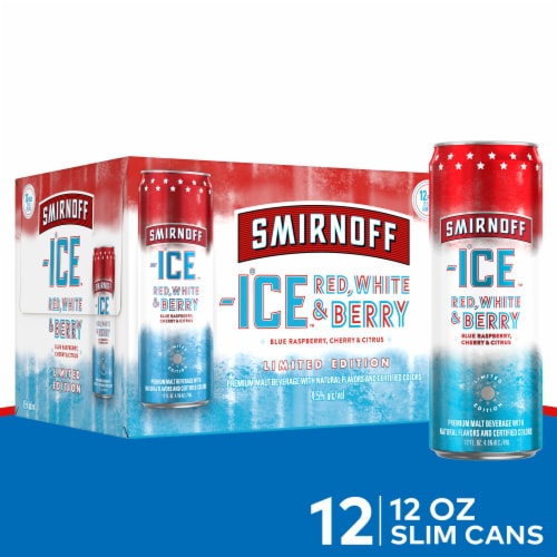 SMIRNOFF ICE RED WHT BRY 12PK. (12OZ)