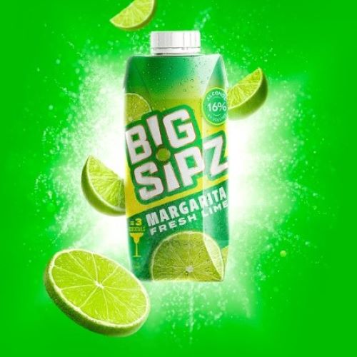 BIG SIPZ LIME MARG TETRA (11.2OZ)