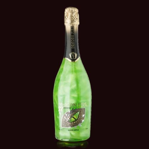 DRAGON FIRE GREEN APPLE (750ML)