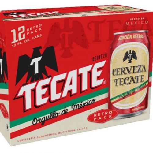 TECATE RETRO 12PK CN (12OZ)