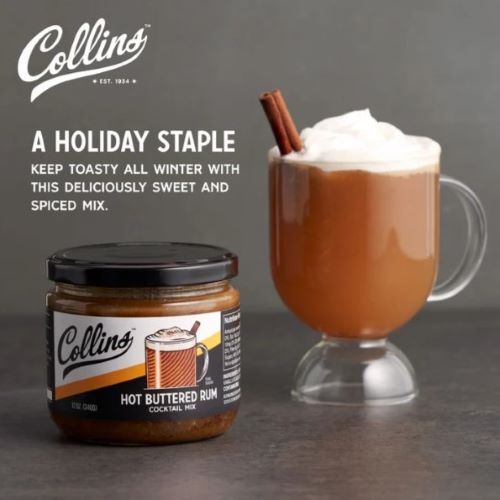 COLLINS HOT BUTTERED RUM (12OZ)