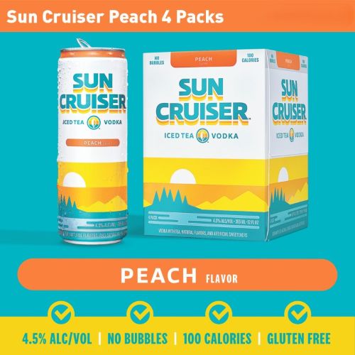SUN CRUISER PEACH TEA (12OZ)