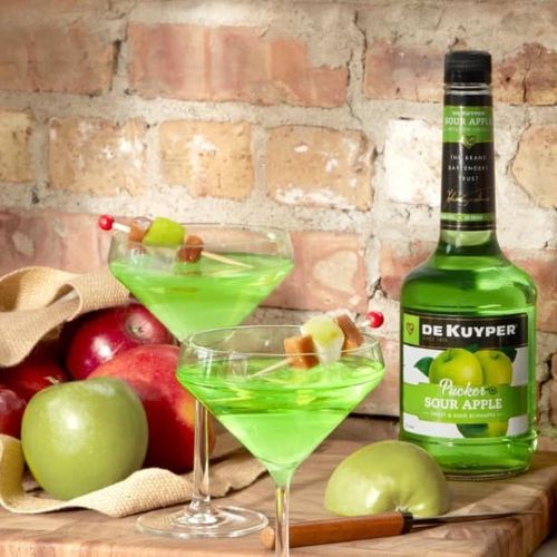 DEKUYPER SOUR APPLE PUCKER (750ML)