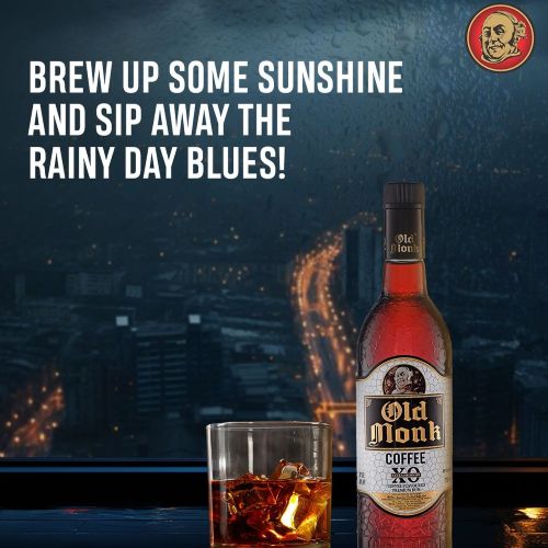 OLD MONK COFFEE RUM (750ML)