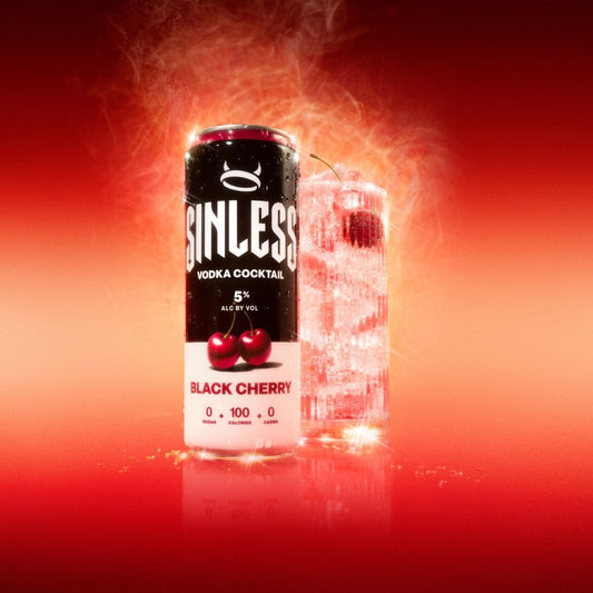 SINLESS VODKA BLACK CHERRY (12OZ)