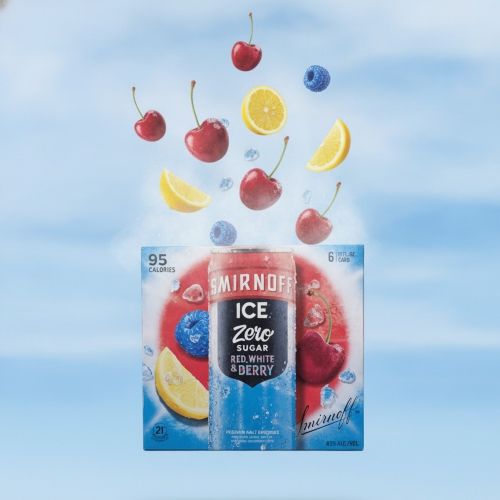 SMIRNOFF ICE NO SUGAR RED WHITE AND BERRY (12OZ)