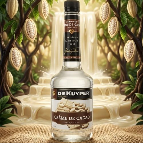 DEKUYPER CREME DE CACAO WHITE (187ML)